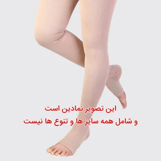 جوراب واریس معمولی رنگ پا طب و صنعت