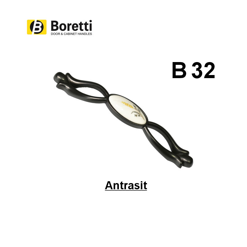 دستگیره کابینت و کمد سرامیکی بورتی کد B32 (a,b,c)